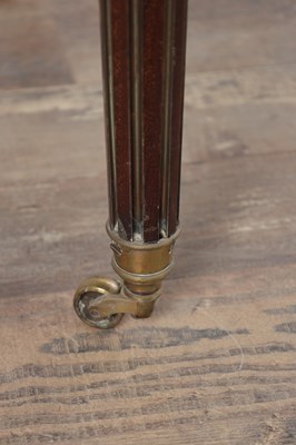 Lot 1385 - A 19TH CENTURY FRENCH BRASS MOUNTED MAHOGANY DISPLAY CABINET