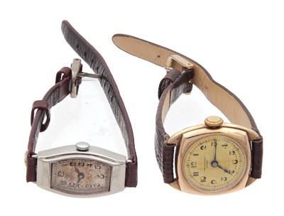 Lot 1136 - TWO VINTAGE WRIST WATCHES