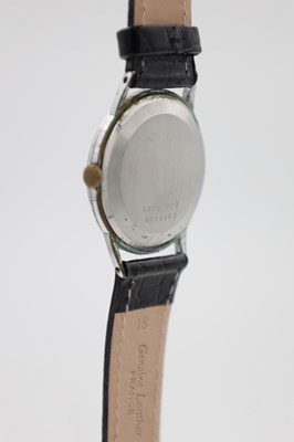 Lot 313 - A MID-20TH CENTURY CERTINA STAINLESS STEEL WRISTWATCH