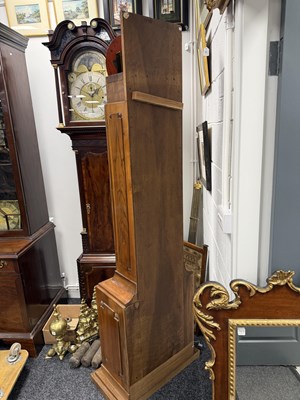 Lot 1280 - RICHARD A. VEVAY (1772-1847) AN IMPRESSIVE SWISS FIGURED WALNUT REGULATOR LONGCASE CLOCK