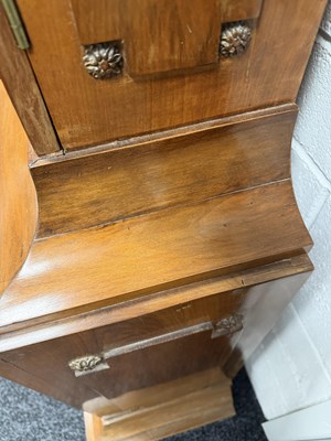 Lot 1280 - RICHARD A. VEVAY (1772-1847) AN IMPRESSIVE SWISS FIGURED WALNUT REGULATOR LONGCASE CLOCK