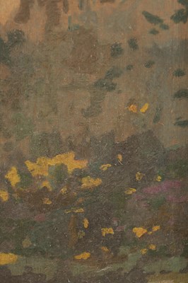 Lot 700 - AN EARLY 20TH CENTURY FRENCH OIL ON PANEL IMPRESSIONIST LANDSCAPE SIGNED EV