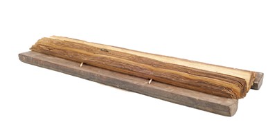 Lot 399 - AN 18TH/19TH CENTURY PALM-LEAF MANUSCRIPT