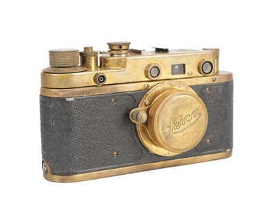 Lot 887 - A 1936 OLYMPIA BERLIN LEICA REPLICA CAMERA WITH SWASTIKA