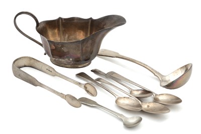 Lot 120 - A COLLECTION OF GEORGIAN SILVER TABLEWARE