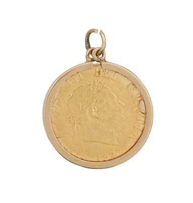 Lot 282 - AN 1817 GEORGE III GOLD HALF SOVEREIGN