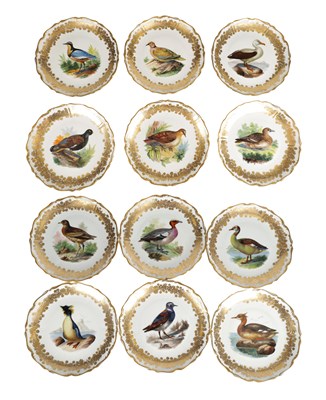 Lot 38 - A SET OF TWELVE EARLY 20TH CENTURY ROYAL VIENNA PORCELAIN CABINET PLATES