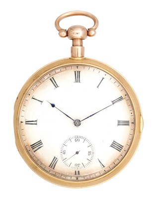 Lot 1096 - JAMES MCCABE, ROYAL EXCHANGE, LONDON. NO.7660. A FINE 18CT ROSE GOLD QUARTER REPEATING OPEN-FACED POCKET WATCH