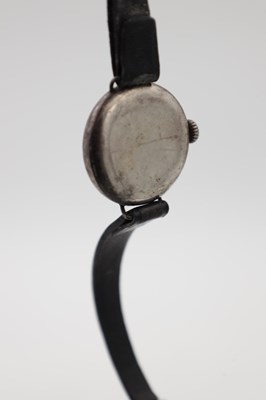 Lot 353 - A 1930'S PRINCESS SILVER CASED WRIST WATCH