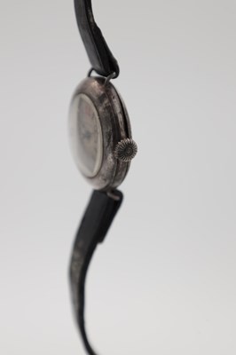 Lot 353 - A 1930'S PRINCESS SILVER CASED WRIST WATCH