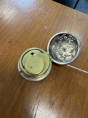 Lot 467 - A 17TH CENTURY PAIR CASED POCKET WATCH CASE AND DIAL WITH LATER BESPOKE FUSEE MOVEMENT BY THOMAS EARNSHAW, LONDON