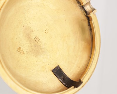 Lot 346 - A GEORGE III 22CT GOLD PAIR CASED POCKET WATCH CASE