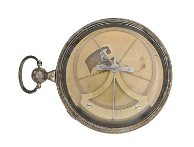 Lot 518 - A RARE 19TH CENTURY SILVER REGULATOR POCKET WATCH BY BUCHECKER OF HANOVER WITH POUZAIT-TYPE LEVER ESCAPEMENT