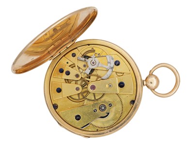 Lot 361 - INGOLD, PALAIS ROYAL 117, ELEVE DE BREGUET. A 15CT GOLD OPEN FACED POCKET WATCH NO.726
