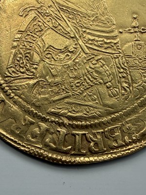 Lot 277 - A JAMES I GOLD UNITE COIN