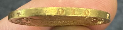 Lot 251 - AN 1810 ITALIAN NAPOLEON I 40 LIRE GOLD COIN