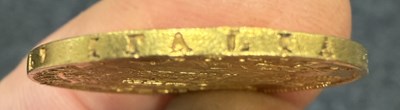 Lot 251 - AN 1810 ITALIAN NAPOLEON I 40 LIRE GOLD COIN