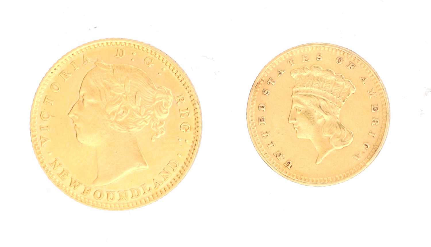 Lot 147 - TWO GOLD COINS
