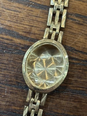 Lot 355 - A COLLECTION OF 9CT GOLD WATCH BRACELETS AND A CHAIN