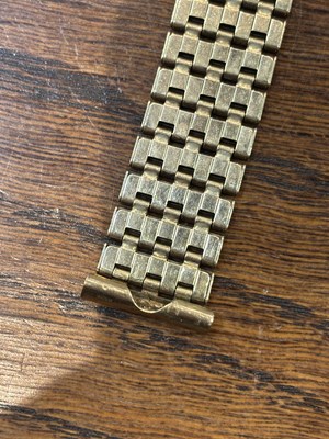 Lot 355 - A COLLECTION OF 9CT GOLD WATCH BRACELETS AND A CHAIN