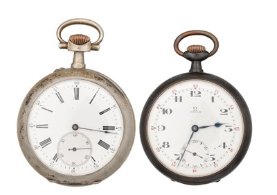 Lot 399 - A COLLECTION OF TWO SWISS POCKET WATCHES