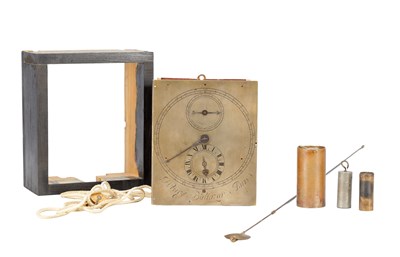 Lot 1232 - HENRY BALTAZAR, PARIS. A RARE EARLY 18TH CENTURY REGULATOR VERGE CLOCK MOVEMENT