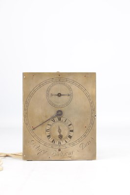 Lot 1232 - HENRY BALTAZAR, PARIS. A RARE EARLY 18TH CENTURY REGULATOR VERGE CLOCK MOVEMENT