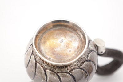 Lot 89 - A CONTINENTAL SILVER FOUR PIECE TEA SERVICE