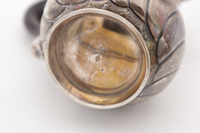 Lot 89 - A CONTINENTAL SILVER FOUR PIECE TEA SERVICE