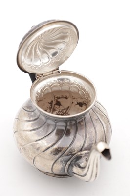 Lot 89 - A CONTINENTAL SILVER FOUR PIECE TEA SERVICE