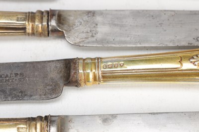 Lot 3 - A COLLECTION OF GEORGIAN ENGLISH SILVER KING'S PATTERN FLATWARE AND CUTLERY