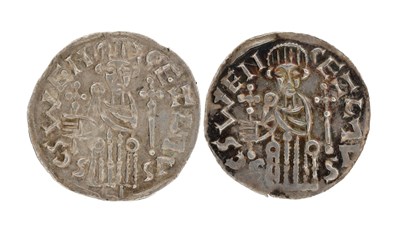 Lot 280 - TWO SILVER EMPIRE OF TREBIZOND THEODORA ASPER COINS