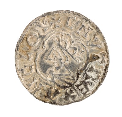 Lot 299 - AN EARLY 11TH CENTURY ENGLISH SILVER PENNY, CNUT, QUATREFOIL TYPE