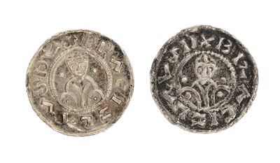 Lot 180 - TWO LATE 11TH CENTURY BOHEMIAN SILVER DENAR COINS OF BRETISLAV II