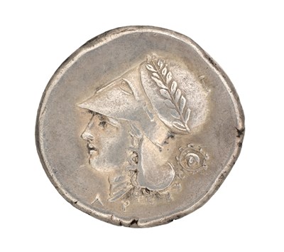 Lot 166 - A 350-285 BC GREEK CORINTHIA SILVER STATER