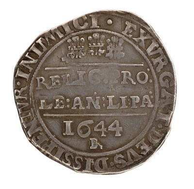 Lot 186 - A 1644 CHARLES I SILVER HALFCROWN, BRISTOL MINT