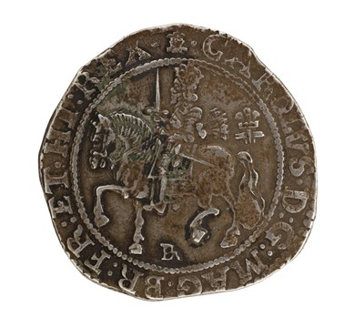 Lot 186 - A 1644 CHARLES I SILVER HALFCROWN, BRISTOL MINT