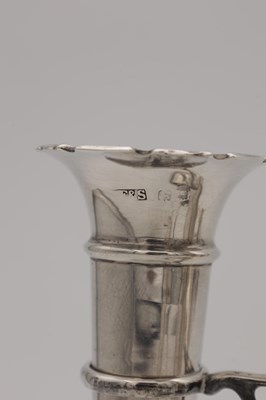 Lot 37 - A FILLED BASE SILVER EPERGNE