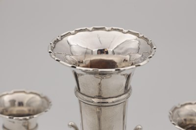 Lot 37 - A FILLED BASE SILVER EPERGNE