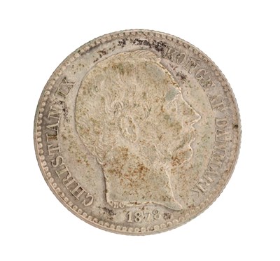 Lot 252 - AN 1878 DANISH WEST INDIES SILVER TEN CENTS COIN