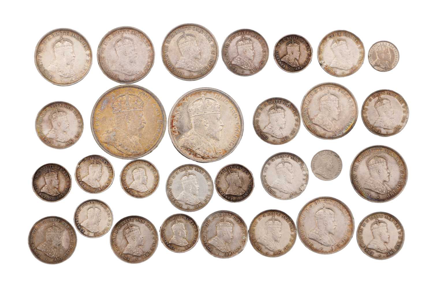 Lot 172 - A COLLECTION OF STRAITS SETTLEMENTS SILVER COINS