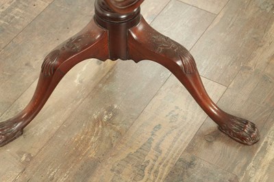 Lot 1494 - A 19TH CENTURY MAHOGANY IRISH STYLE TILT-TOP TABLE