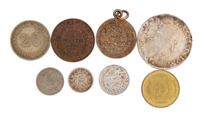 Lot 309 - A COLLECTION OF WORLD COINS AND TOKENS
