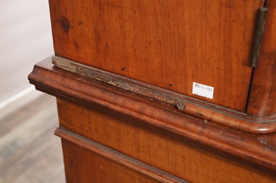 Lot 1504 - A 19TH CENTURY MAHOGANY LIBRARY BOOKCASE