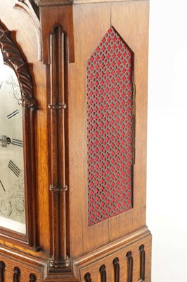 Lot 1363 - SIR JOHN BENNETT, LONDON. A MID 19TH CENTURY TRIPLE FUSEE QUARTER CHIMING BRACKET CLOCK