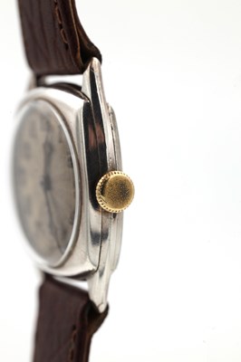 Lot 480 - A 1930S SILVER ROLEX 'UNICORN' CUSHION-CASE WRISTWATCH