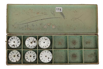 Lot 418 - A COLLECTION OF SIX FRENCH VERGE POCKET WATCH MOVEMENTS