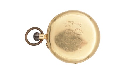 Lot 429 - A LATE 19TH CENTURY 18CT GOLD FULL HUNTER POCKET WATCH