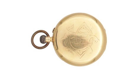 Lot 429 - A LATE 19TH CENTURY 18CT GOLD FULL HUNTER POCKET WATCH