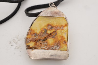 Lot 254 - A COLLECTION OF THREE AMBER NECKLACES